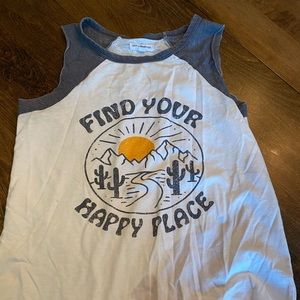 Cute vintage style tank top. Grayson Threads L